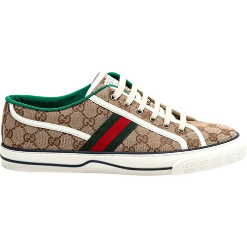 Mens Shoes Sneakers Beige Ss24 , male, Sizes: 7 UK, 11 UK, 9 UK, 6 1/2 UK - Gucci - Modalova