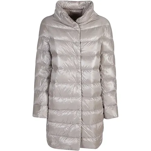 Grey Dora Down Jacket , female, Sizes: 2XS - Herno - Modalova