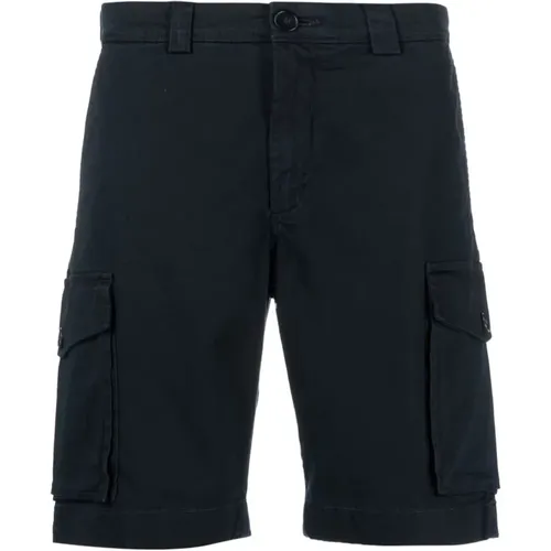 Blaue Cargo Shorts für Männer , Herren, Größe: W33 - Woolrich - Modalova