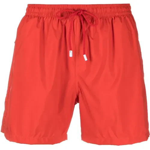 Polyester swim shorts , male, Sizes: M, XL, L, S, 2XL - Fedeli - Modalova