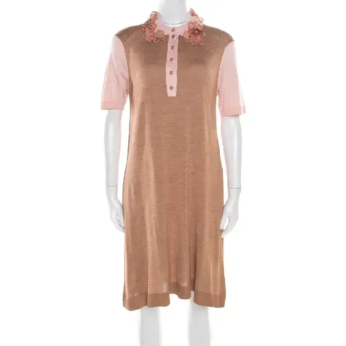 Pre-owned Seide dresses - Louis Vuitton Vintage - Modalova
