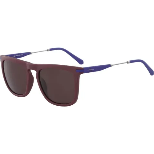 Burgundy Blue Sunglasses Ckj19703S-601 , unisex, Sizes: 55 MM - Calvin Klein - Modalova