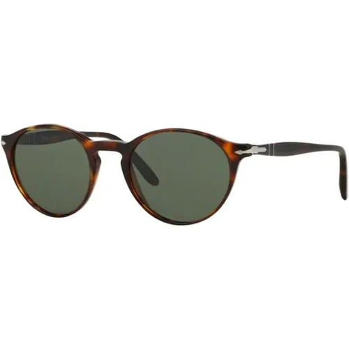 Stilvolle Sonnenbrille mit grünen Gläsern , Herren, Größe: 50 MM - Persol - Modalova