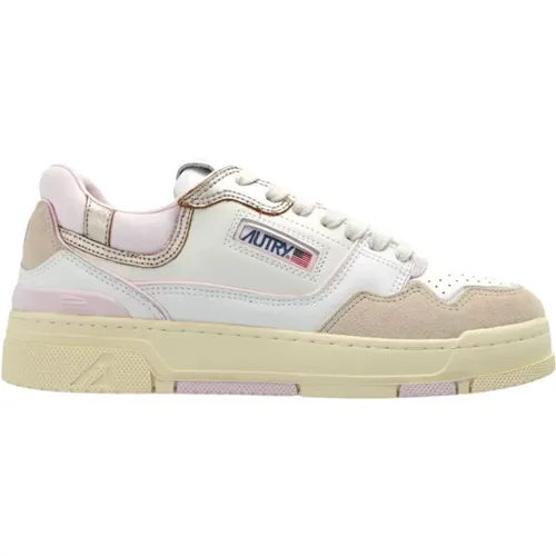 Pink Sneakers for Women , female, Sizes: 7 UK, 4 UK, 5 UK, 8 UK, 6 UK, 3 UK - Autry - Modalova