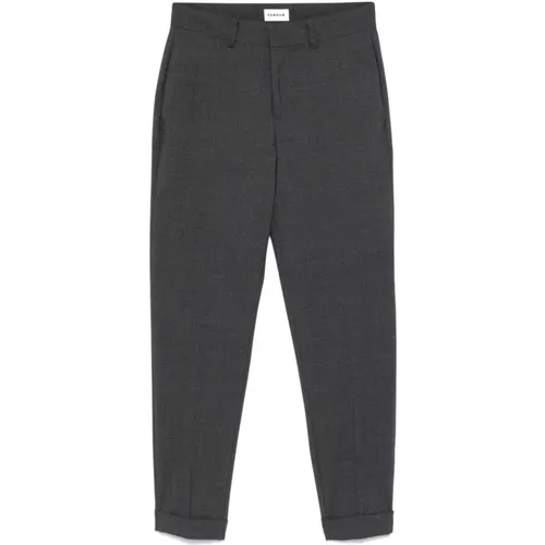 Grey Slim-Fit Trousers Elevate Style , female, Sizes: M, L, XL, S - P.a.r.o.s.h. - Modalova