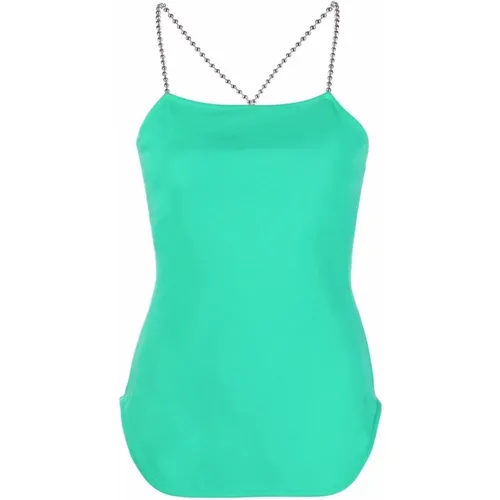 Grüne Baumwoll-Casual-Bluse - The Attico - Modalova