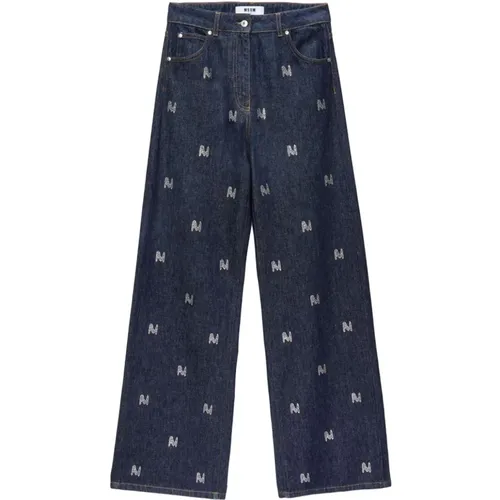 Blaue Jeans MSGM - MSGM - Modalova