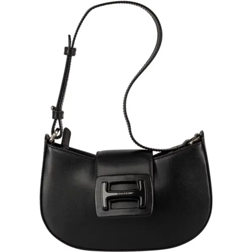 Womens Leather Handbag , female, Sizes: ONE SIZE - Hogan - Modalova