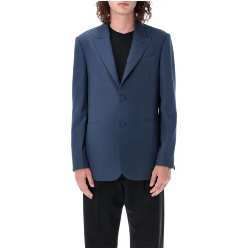 Wool Jacket - Classic Style Ss23 , male, Sizes: L - Fendi - Modalova