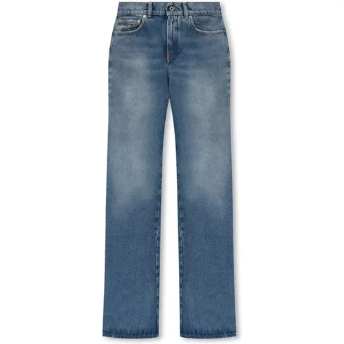 Baggy Jeans , Damen, Größe: W26 - Off White - Modalova