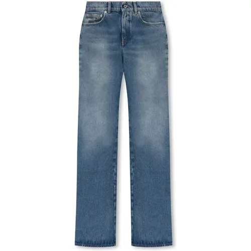 Baggy Jeans , Damen, Größe: W27 - Off White - Modalova