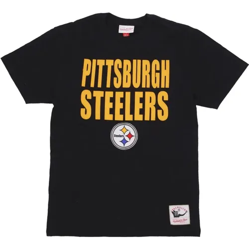 Pittsburgh Steelers NFL Tee Shirt , Herren, Größe: L - Mitchell & Ness - Modalova