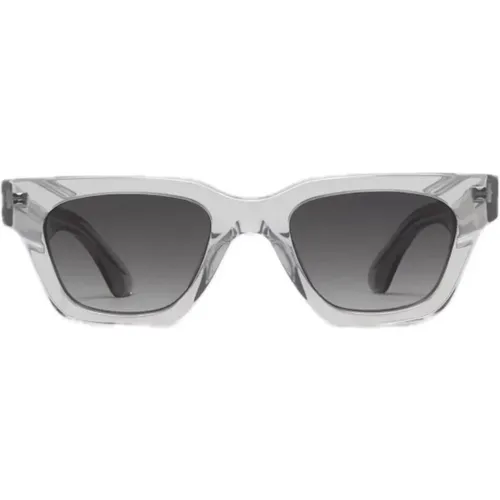 Bold Angular Sunglasses with Premium Acetate , male, Sizes: ONE SIZE - CHiMi - Modalova