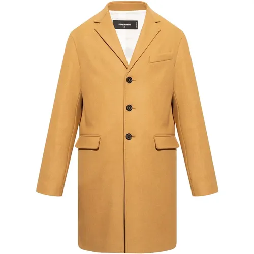 Wool blend coat , male, Sizes: XL - Dsquared2 - Modalova
