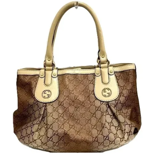 Pre-owned Canvas handbags , female, Sizes: ONE SIZE - Gucci Vintage - Modalova