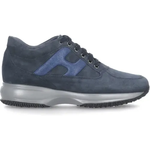 Suede Leather Sneakers for Women , female, Sizes: 6 1/2 UK, 5 1/2 UK, 2 1/2 UK, 2 UK, 7 UK, 3 1/2 UK - Hogan - Modalova