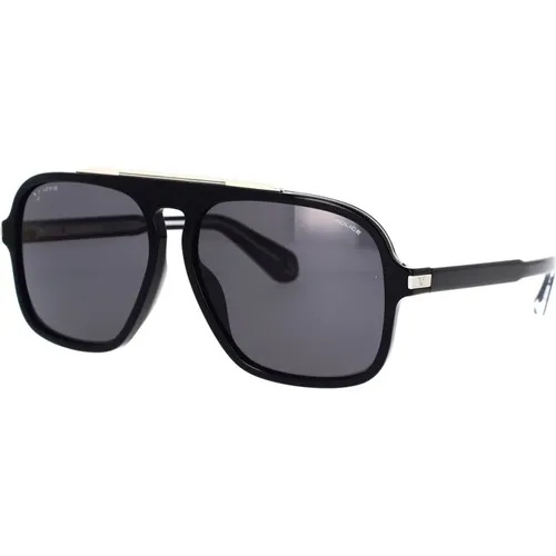 Retro-inspired Sunglasses with Bold Details , male, Sizes: 60 MM - Police - Modalova