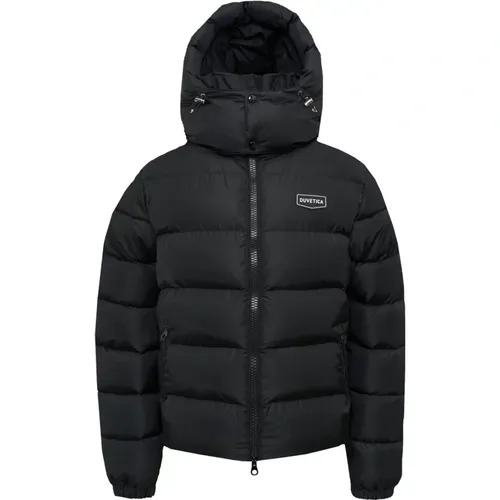 Short Down Jacket with Detachable Hood , male, Sizes: 3XL, M, L, 2XL, XL - duvetica - Modalova