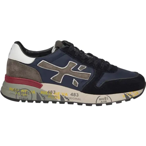 Mick Sneakers with Logoed Platform Bottom , male, Sizes: 6 UK, 11 UK, 10 UK - Premiata - Modalova