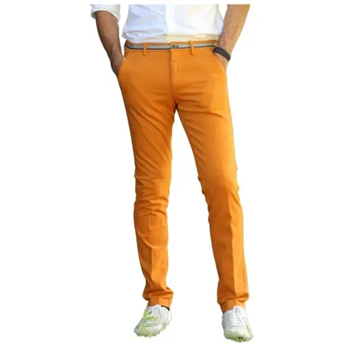 Slim Chino Pants , male, Sizes: L - Mason's - Modalova