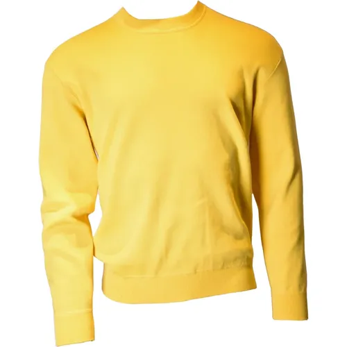 Knit Sweatshirt , Herren, Größe: M - Roberto Collina - Modalova