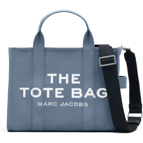 Klare blaue Tote Tasche mit Logo - Marc Jacobs - Modalova