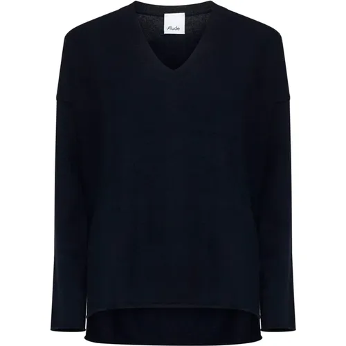 Blaue Pullover Kollektion Allude - allude - Modalova