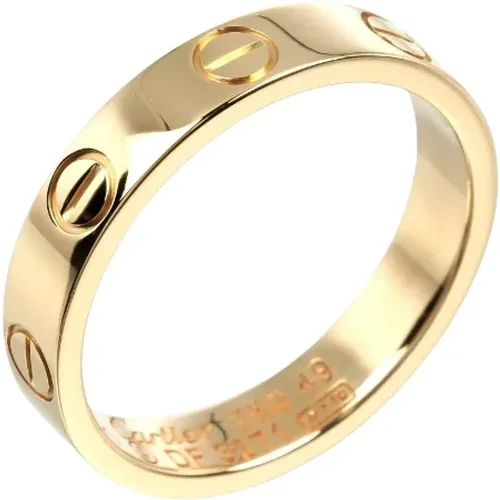 Pre-owned Gold rings , female, Sizes: ONE SIZE - Cartier Vintage - Modalova