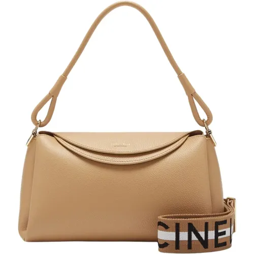 Grained Leather Handbag in Fresh , female, Sizes: ONE SIZE - Coccinelle - Modalova