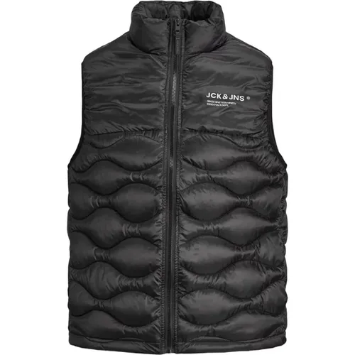 Gepolsterte Weste für Outdoor-Aktivitäten , Herren, Größe: S - jack & jones - Modalova