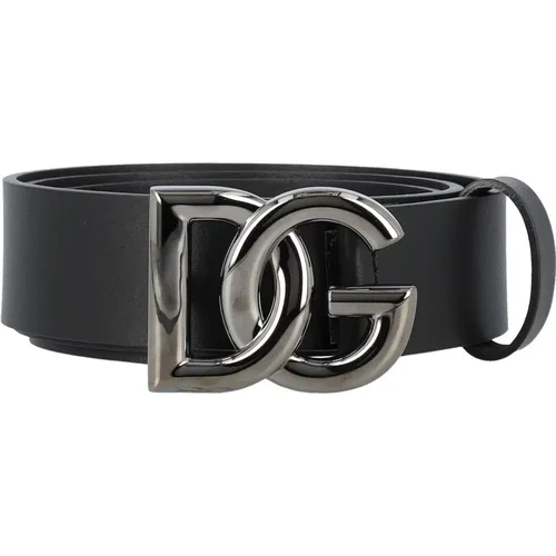 Men's Accessories Belts /rutenio Aw23 , male, Sizes: 110 CM, 90 CM, 95 CM, 105 CM - Dolce & Gabbana - Modalova