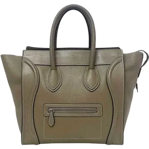 Pre-owned Leather totes , female, Sizes: ONE SIZE - Celine Vintage - Modalova