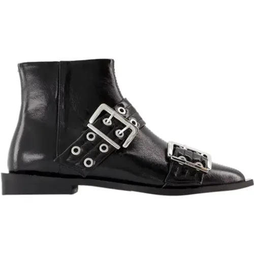 Leder boots Ganni - Ganni - Modalova