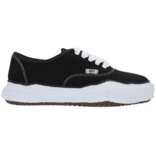 Schwarze Canvas Low-Top Sneakers , Herren, Größe: 42 EU - MIHARA YASUHIRO - Modalova