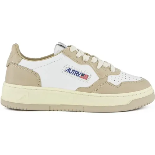 Vintage Style Low-Top Sneakers , female, Sizes: 4 UK, 6 UK, 3 UK, 8 UK, 5 UK, 2 UK - Autry - Modalova