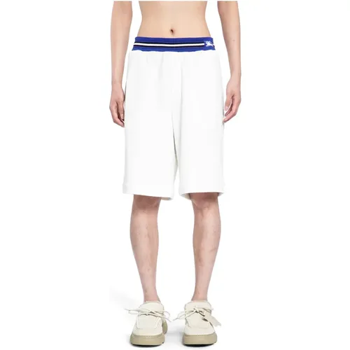 Reiter Jacquard Taillenband Shorts , Herren, Größe: M - Burberry - Modalova