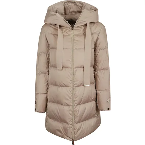 Nude A-Shape Hooded Jacket Herno - Herno - Modalova