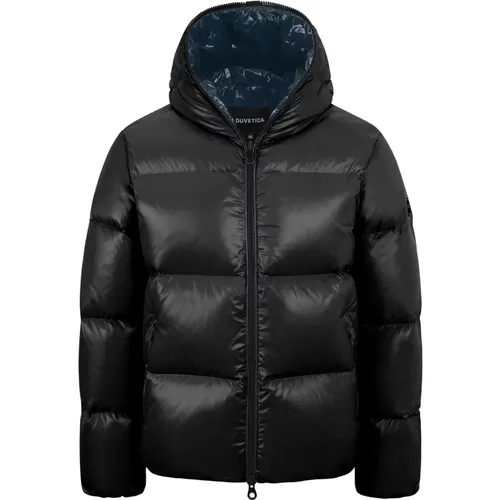 Hooded Down Jacket for Men , male, Sizes: XL, M, L, 3XL, 2XL - duvetica - Modalova