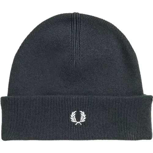 Merino Wool Hat , male, Sizes: ONE SIZE - Fred Perry - Modalova