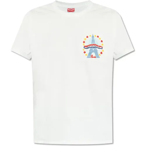T-shirt with logo , male, Sizes: M, L - Kenzo - Modalova