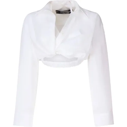 Cotton Elastan Shirt , female, Sizes: S, XS - Jacquemus - Modalova