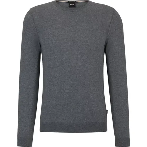 Essentieller Definierter Fit Pullover , Herren, Größe: L - Hugo Boss - Modalova