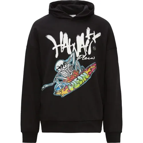 Stylischer Herren Hoodie , Herren, Größe: L - Philipp Plein - Modalova