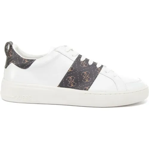 Brown Verona Sneakers Men , male, Sizes: 8 UK, 10 UK, 9 UK - Guess - Modalova