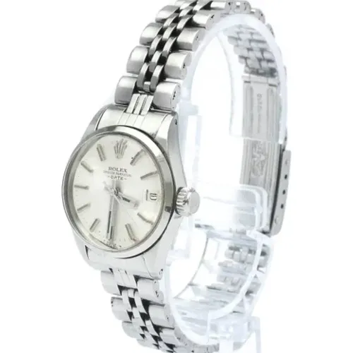 Pre-owned Stainless Steel watches , female, Sizes: ONE SIZE - Rolex Vintage - Modalova