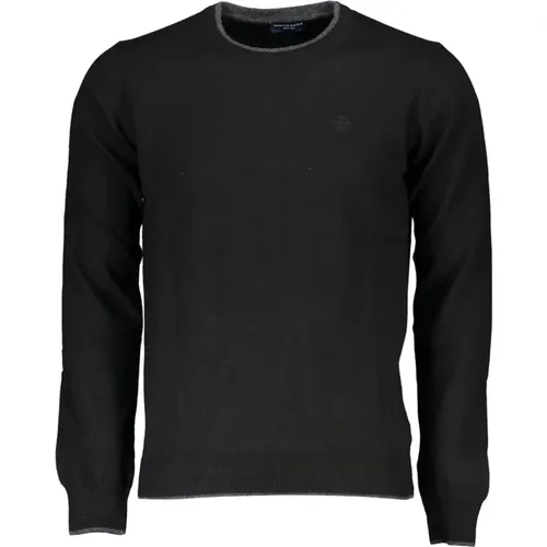 Schwarzer Pullover mit langen Ärmeln und Kontrastdetails , Herren, Größe: 2XL - North Sails - Modalova