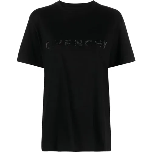 Schwarze T-Shirts und Polos , Damen, Größe: XS - Givenchy - Modalova
