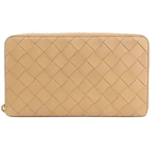 Pre-owned Leather wallets , female, Sizes: ONE SIZE - Bottega Veneta Vintage - Modalova