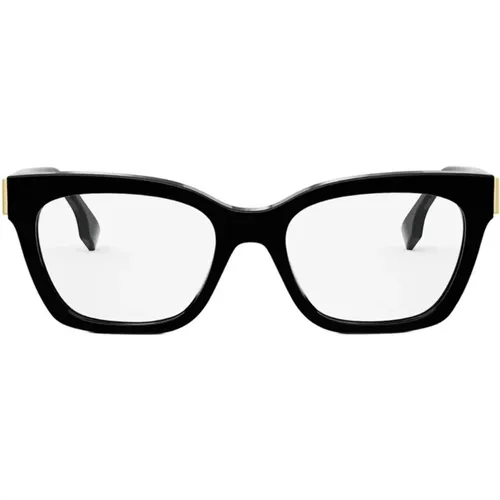 Glasses,Schwarze Optische Rahmen Damen Accessoires - Fendi - Modalova