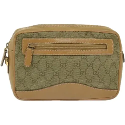 Pre-owned Canvas gucci-bags , female, Sizes: ONE SIZE - Gucci Vintage - Modalova